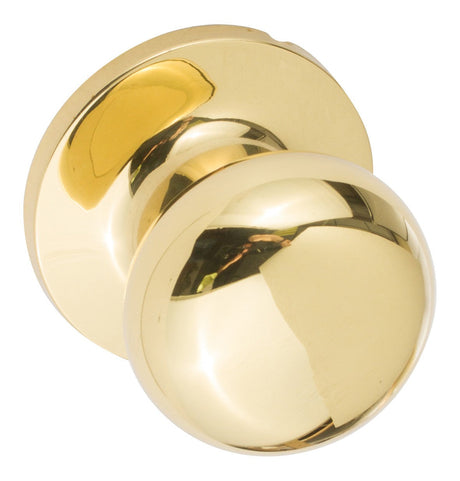 Sure-Loc Hardware DU101 3 Durango passage door knob in polished brass, additional view