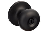 Sure-Loc DU102 FBL flat black privacy door knob