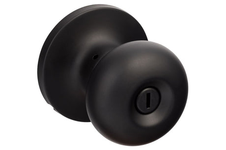 Sure-Loc DU102 FBL flat black privacy door knob