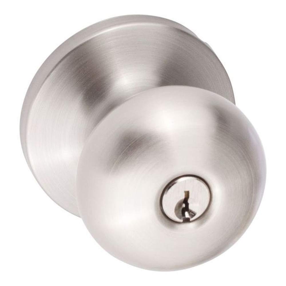 Sure-Loc DU107 15 satin nickel keyed entry knob