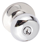 Sure-Loc DU107 26 polished chrome keyed entry knob