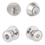 Sure-Loc DU107/DB201 26 polished chrome keyed entry knob and deadbolt