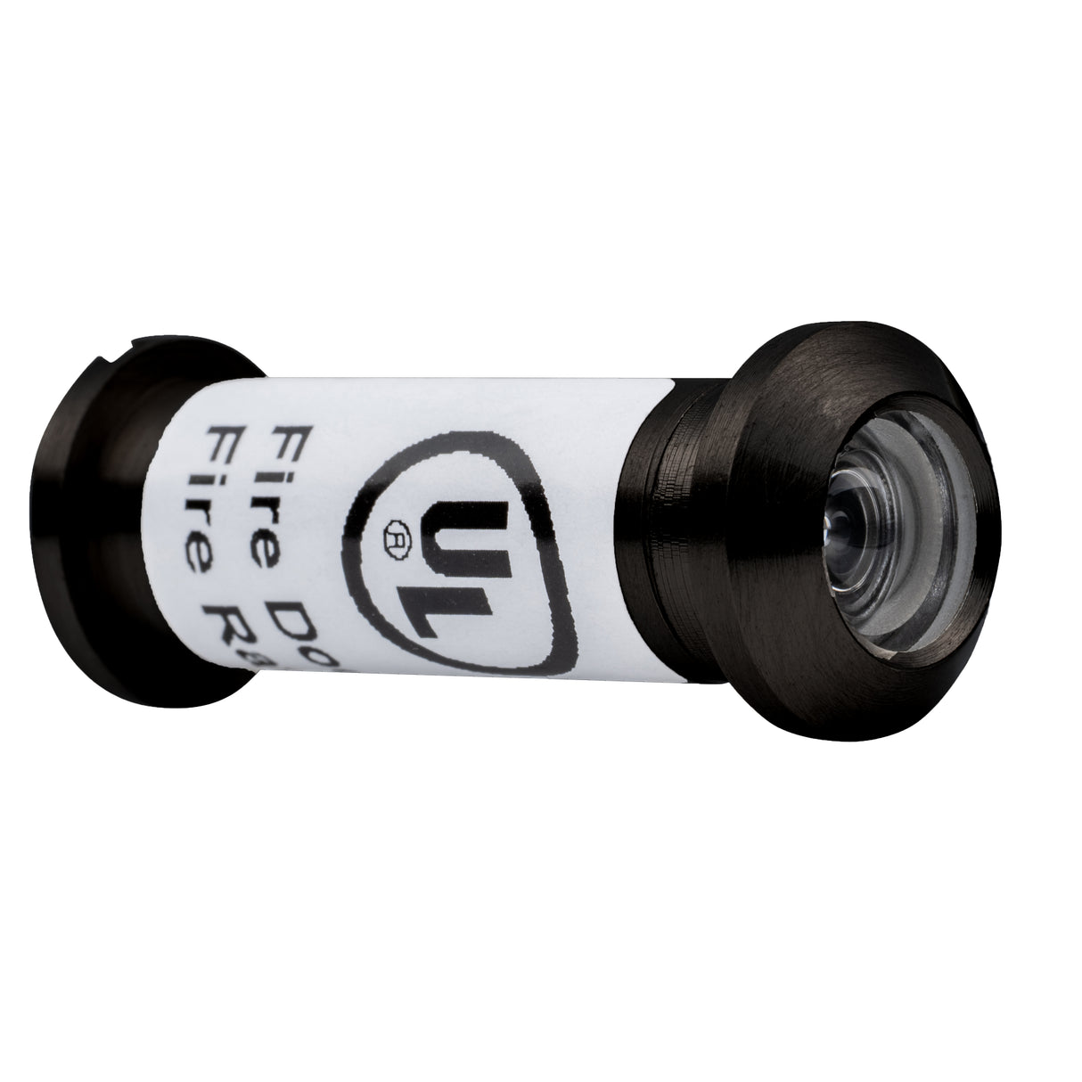 GEO GBH-DV160UL 20 Minute UL Fire Rated 160 Degree Door Viewer for 1/2" Hole for 1-3/8" to 2-1/4" Door - Matte Black