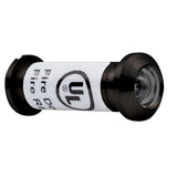 GEO GBH-DV160UL 20 Minute UL Fire Rated 160 Degree Door Viewer for 1/2" Hole for 1-3/8" to 2-1/4" Door - Matte Black