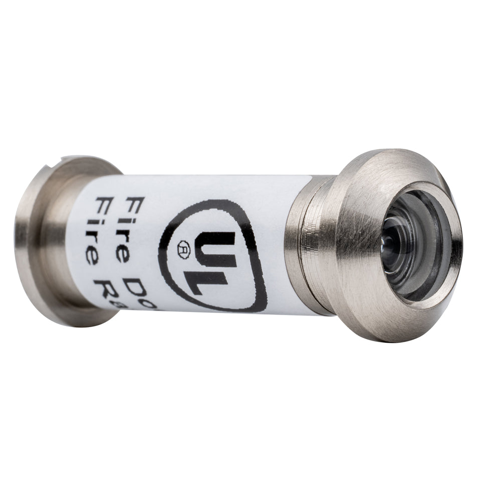 GEO GBH-DV160UL 20 Minute UL Fire Rated 160 Degree Door Viewer for 1/2" Hole for 1-3/8" to 2-1/4" Door - Satin Nickel