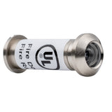 GEO GBH-DV160UL 20 Minute UL Fire Rated 160 Degree Door Viewer for 1/2" Hole for 1-3/8" to 2-1/4" Door - Satin Nickel