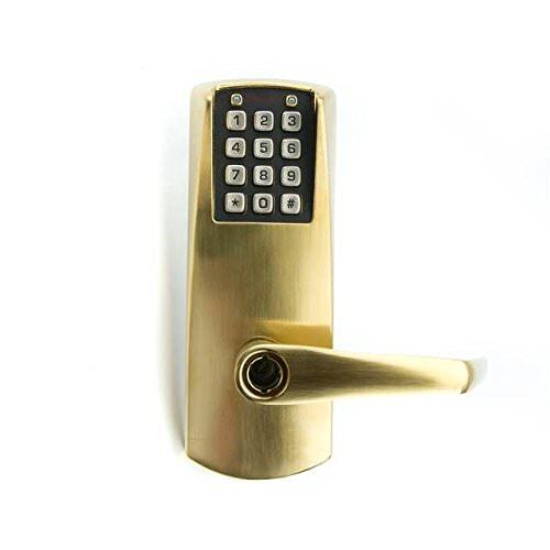 Kaba Simplex E2031XSLL606 satin brass combination entry