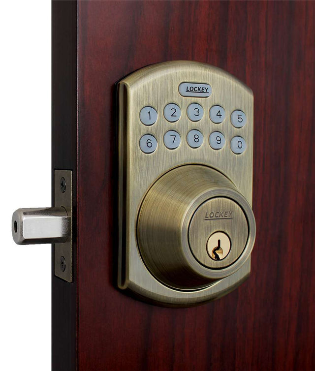 Lockey E915AB Electronic Locks keypad deadbolts, additional view
