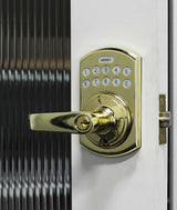 Lockey E995BB bright brass keypad keyed entry locks