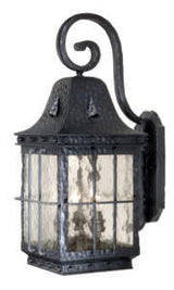 Vaxcel ED-OWD090TB ED-OWD090 9" Edinburgh Steel Outdoor Wall Light Textured Black
