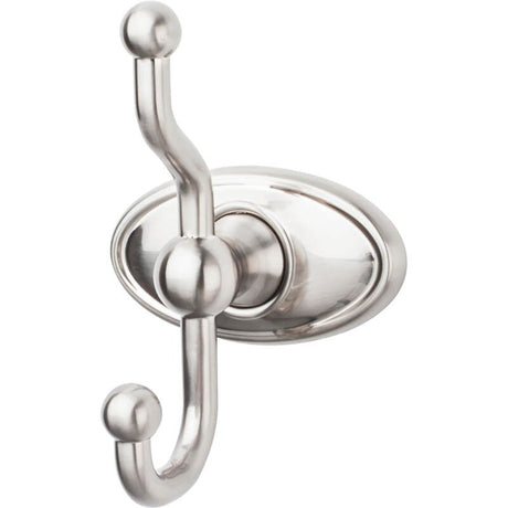 Top Knobs ED2BSNC brushed satin nickel double robe hook