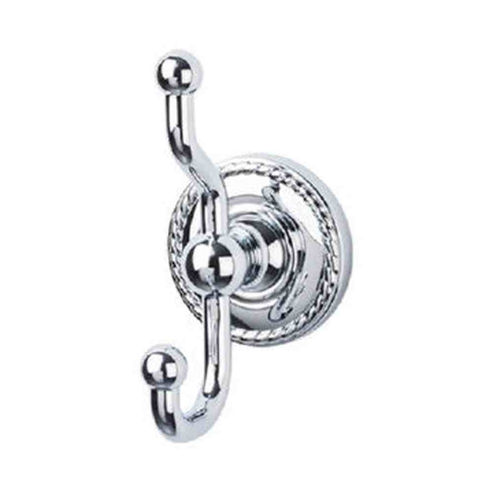 Top Knobs ED2PCF polished chrome robe hook