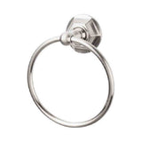 Top Knobs ED5BSNB brushed satin nickel towel ring