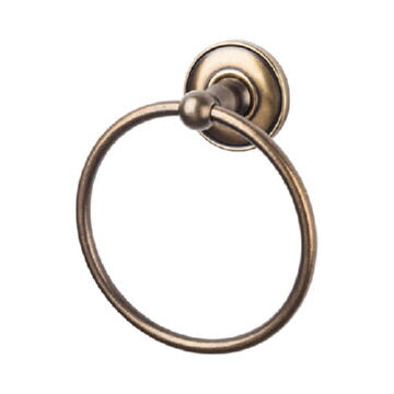 Top Knobs ED5GBZD german bronze towel ring
