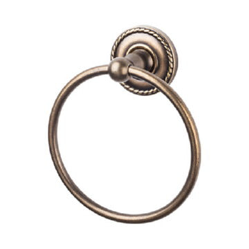 Top Knobs ED5GBZF german bronze towel ring