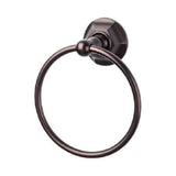 Top Knobs ED5ORBB oil rubbed bronze towel ring