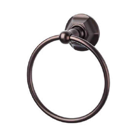 Top Knobs ED5ORBB oil rubbed bronze towel ring