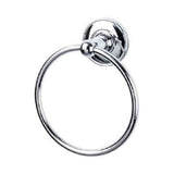 Top Knobs ED5PCD polished chrome towel ring