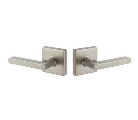 Expressions by Emtek EE3120CLPMB Passage Lock with Clapton Lever and Square Rose in Satin Nickel