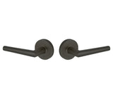 Expressions by Emtek EE3120LENMB Passage Lock with Lennon Lever and Round Rose in Matte Black