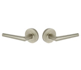 Expressions by Emtek EE3120LENMB Passage Lock with Lennon Lever and Round Rose in Satin Nickel