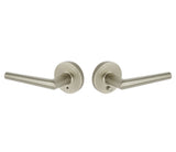 Expressions by Emtek EE3220LENMB Privacy Lock with Lennon Lever and Round Rose in Satin Nickel