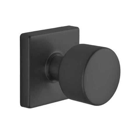 Expressions by Emtek EE3310PGMB Dummy Lock with Page Knob and Square Rose in Matte Black