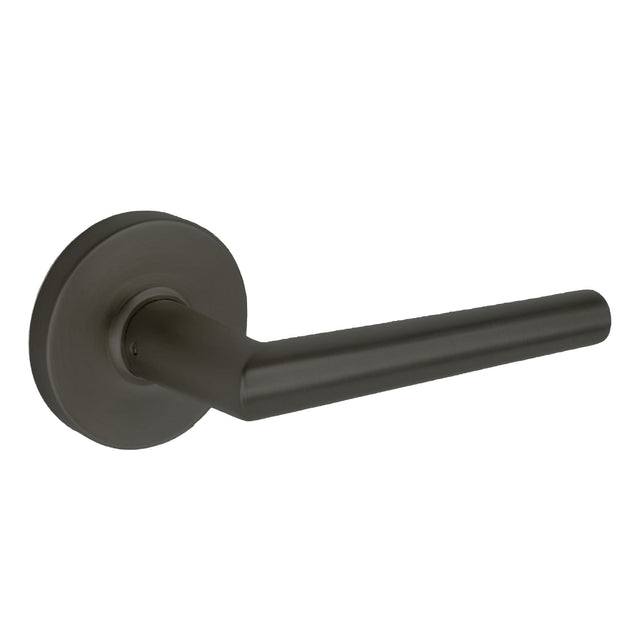 Expressions by Emtek EE3320LENMB Dummy Lock with Lennon Lever and Round Rose in Matte Black