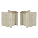 Expressions by Emtek EEPDSQU64MB Square Passage Standard Pocket Door Lock in Satin Nickel