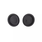 Expressions by Emtek EETPDRND62MB Round Passage Tubular Pocket Door Lock in Matte Black
