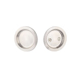 Expressions by Emtek EETPDRND62MB Round Passage Tubular Pocket Door Lock in Satin Nickel