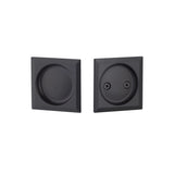 Expressions by Emtek EETPDSQU62MB Square Passage Tubular Pocket Door Lock in Matte Black