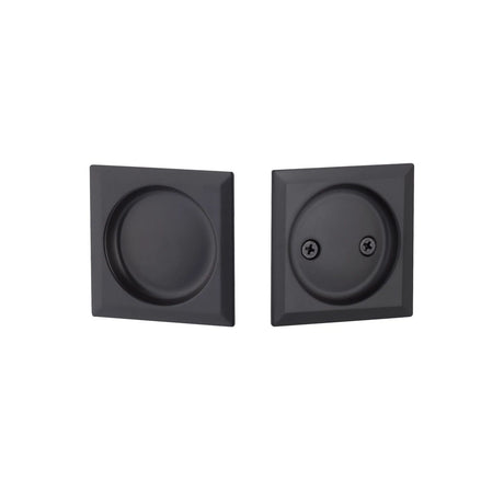 Expressions by Emtek EETPDSQU62MB Square Passage Tubular Pocket Door Lock in Matte Black