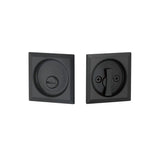 Expressions by Emtek EETPDSQU63MB Square Privacy Tubular Pocket Door Lock in Matte Black
