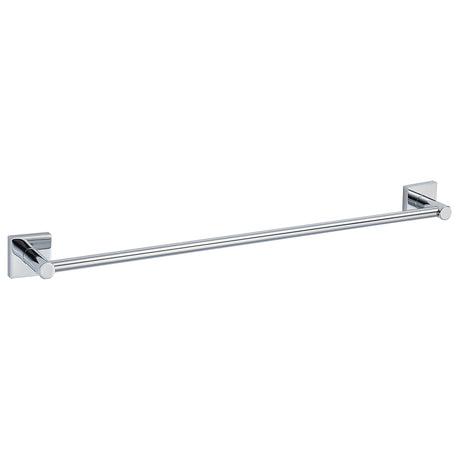 GEO GBA-EM2458 24" x 5/8" Modern Towel Bar with 2" x 2" Base - Polished Chrome