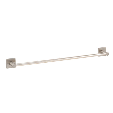 GEO GBA-EM2458 24" x 5/8" Modern Towel Bar with 2" x 2" Base - Satin Nickel