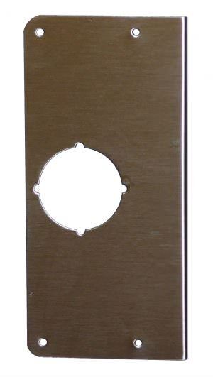 Don-Jo EM4605 bright brass mounting bracket