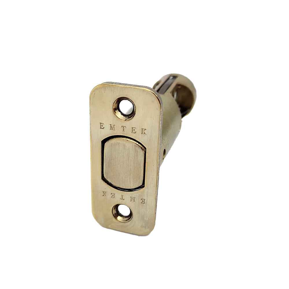 Emtek Deadbolt Latch 2-3/8" Backset in Polished Brass Lifetime