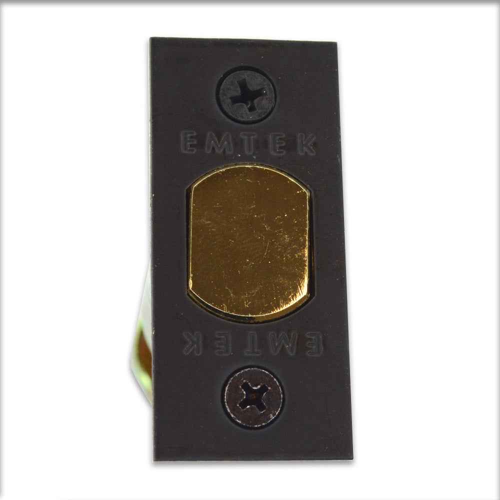 Emtek 2-3/8" Deadbolt Latch in Flat Black