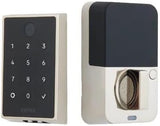 Emtek EMPowered2™ Bluetooth and WiFi Motorized Touchscreen Keyless Deadbolt with 2-3/8" and 2-3/4" Backset for 1-1/2" to 2-1/4" Door- Lifetime Polished Nickel 