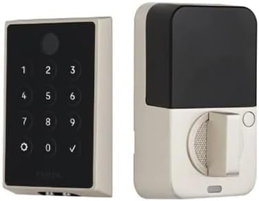Emtek EMPowered2™ Bluetooth and WiFi Motorized Touchscreen Keyless Deadbolt with 2-3/8" and 2-3/4" Backset for 1-1/2" to 2-1/4" Door- Satin Nickel 