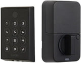 Emtek EMPowered2™ Bluetooth and WiFi Motorized Touchscreen Keyless Deadbolt with 2-3/8" and 2-3/4" Backset for 1-1/2" to 2-1/4" Door- Matte Black