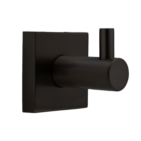 GEO GBA-EMSRH 2" x 2-1/8" Modern Single Robe Hook - Matte Black
