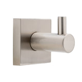GEO GBA-EMSRH 2" x 2-1/8" Modern Single Robe Hook - Satin Nickel