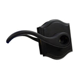 Baldwin ENCURTAR190 satin black keyed entry door lever