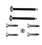 Better Home Products ENSCPKPB ENSCPK Screw Pack for Entry/Passage/Privacy Lockset Polished Brass