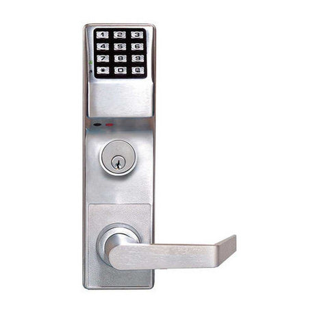 Alarm Lock ETDLS1G26DV99 satin chrome keyed entry lever