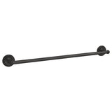 GEO EV2434 24" x 3/4" Classic Towel Bar Set - Matte Black