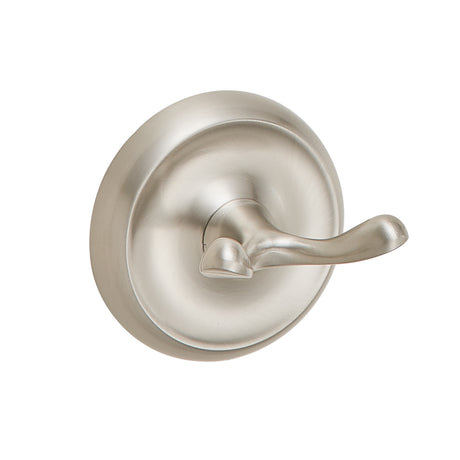 GEO EVDRH Classic Double Robe Hook - Satin Nickel