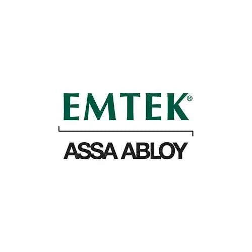 Emtek Lever with Rectangular Sideplate Dummy Pair - Left Hand Flat Black Bronze